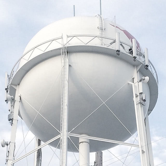 Water tower in Grapevine, Texas