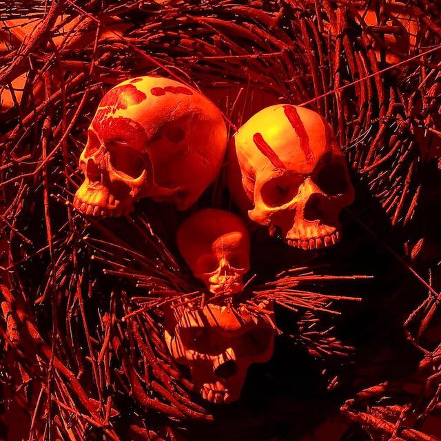 An art object in a museum in Seattle, Washington