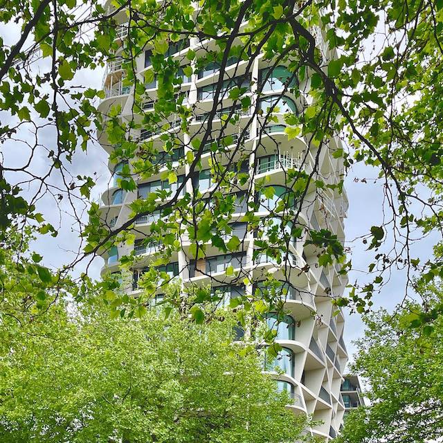 An apartment building in Amsterdam, the Netherlands