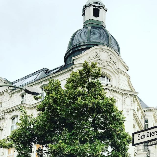 Street view in Berlin, Germany